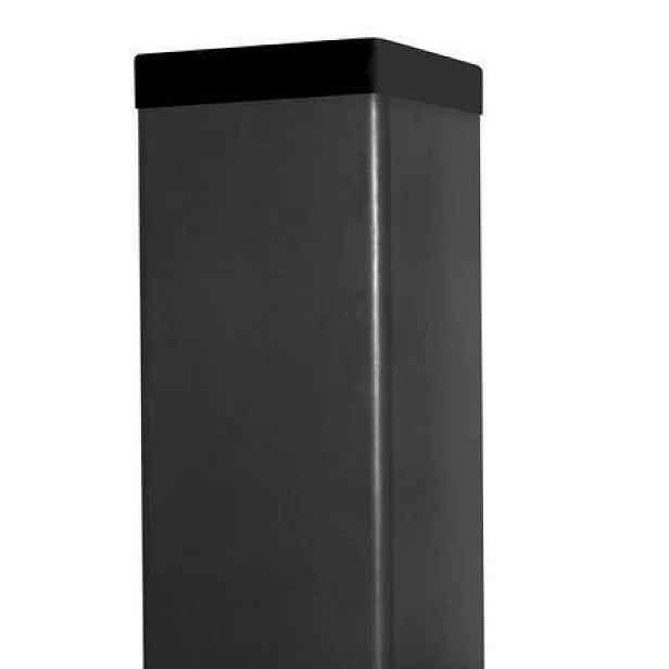 Sloupek poplastovaný DŘEVOplus antracit 60×60 mm 1 m řez