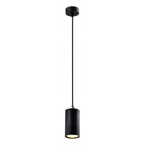 Stropní svítidlo černá 1X25W GU10 Tubo Candellux