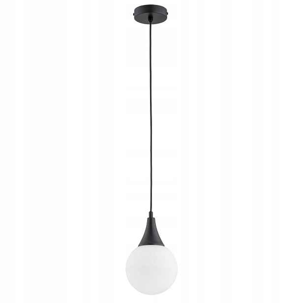 Alfa Gemini závěsná lampa koule černobílá 1xE14 10W IP20 80cm