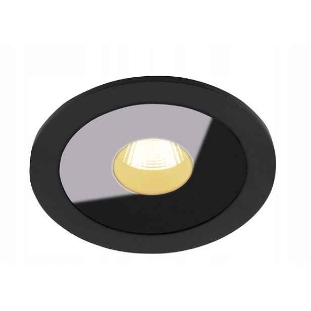 Zapuštěné Led svítidlo Plazma černé MaxLight