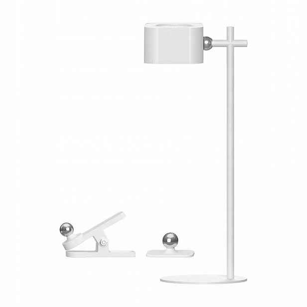 V-tac Stolní lampa 4v1 35 cm nástěnná lampa klip svítilna 3W Led Cct bílá