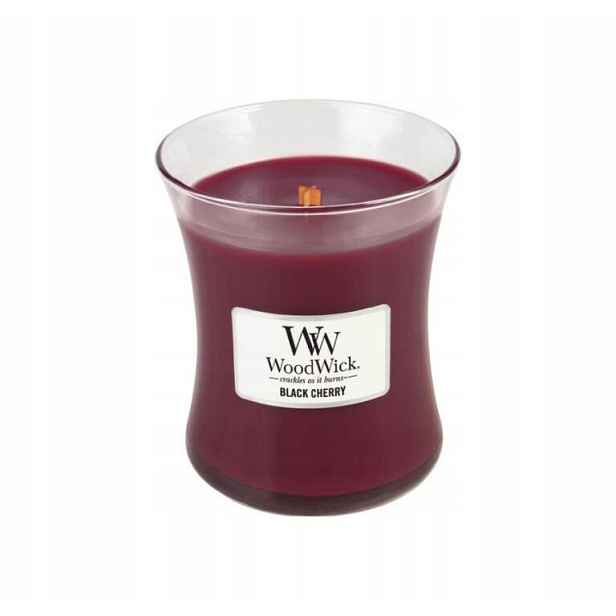Black Cherry – WoodWick – střední vonná svíčka