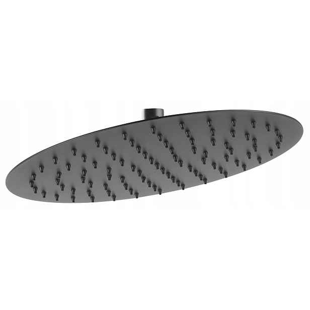 Ferro Talířová Hlava Dešťové Sprchy Kulatá 30 CM Slim, Černá