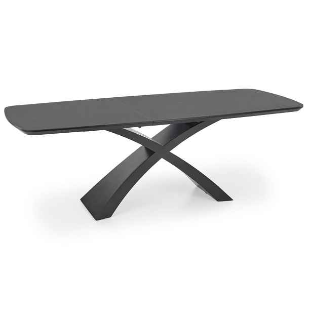 HALMAR Rozkládací jídelní stůl Silvestro 180/220 cm šedý/černý