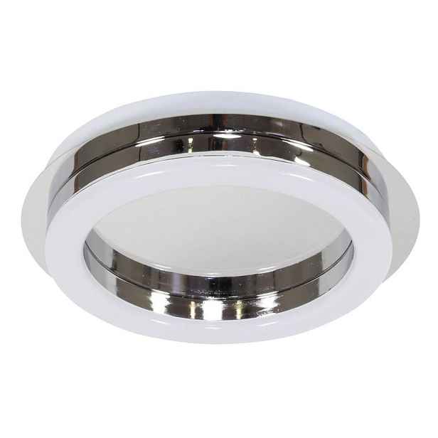LED stropní svítidlo 12W chromové kulaté Pemonte