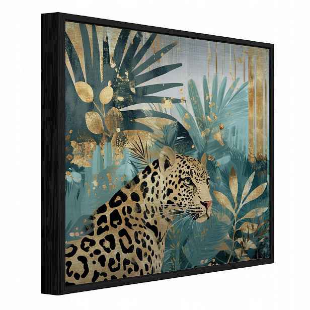Wallarena ZARÁMOVANÉ obrazy Lampard listy zelené 30x30 cm