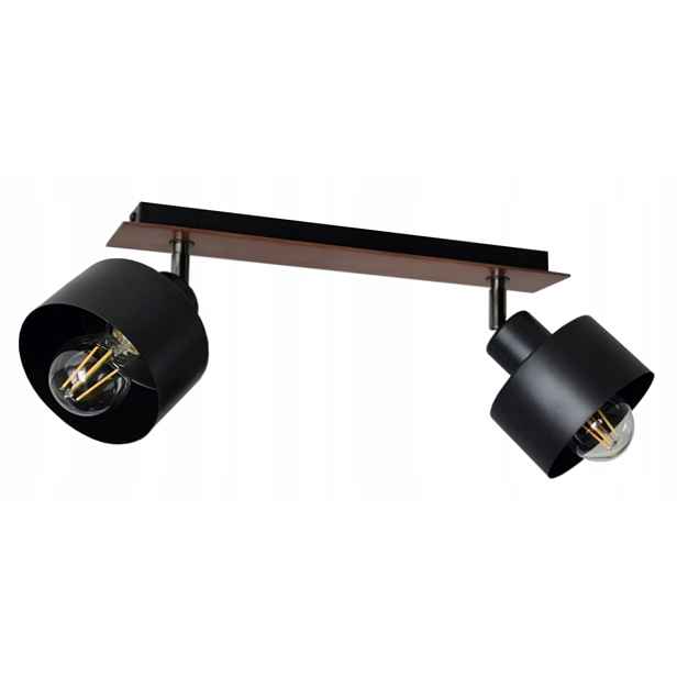 Lampa Stropní Svítidlo Stropní Lustr 015-2PL Led E27 Dřevo Obývací Pokoj Kuchyně