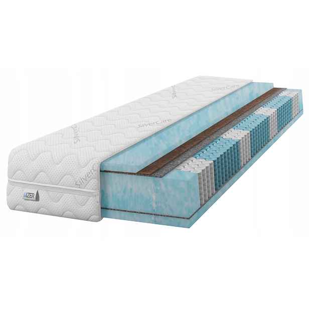 Matrace 90x190 pružinová Multipocket Kokos T30 H3 H4 tvrdá