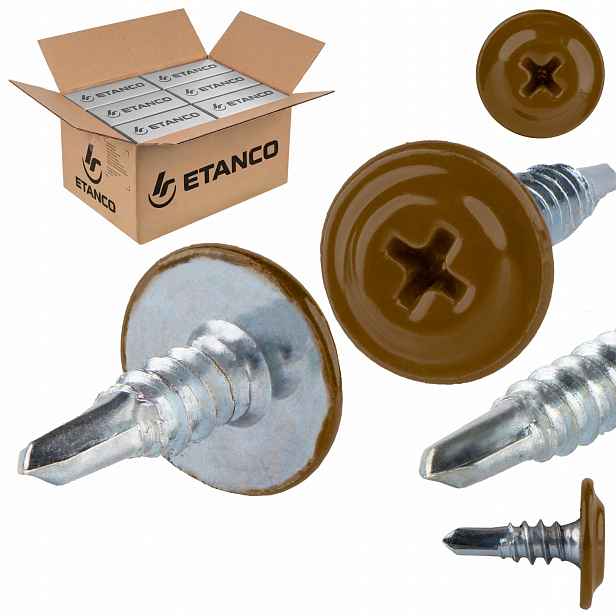 Samovrtné podložky 4,2 x 13 mm Ral 8003 2000 ks Etanco Gm-b