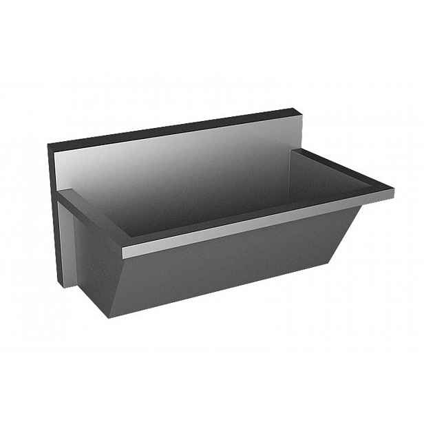 Sanela - Nerezový mycí žlab lékařský, délka 750 mm, ocel AISI 304 SLUN 54