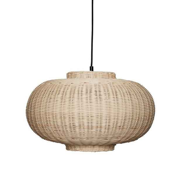 Lampa Ellipse, ratanová, Hubsch