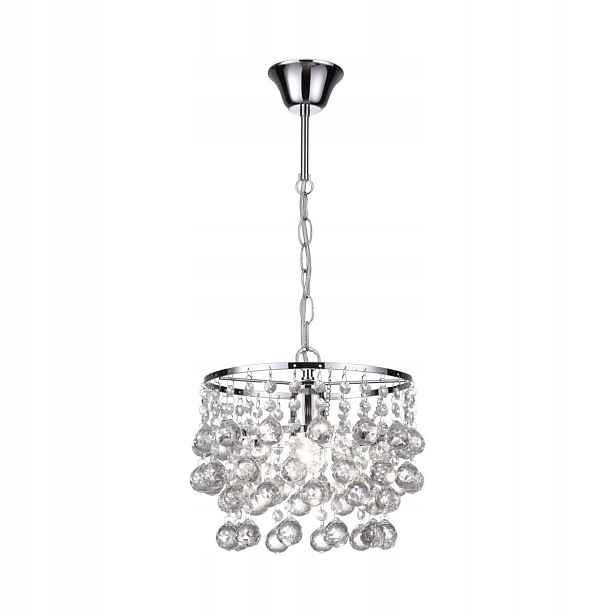 Závěsná lampa glamour s chromovými krystaly do obývacího pokoje ložnice 25 cm Reality