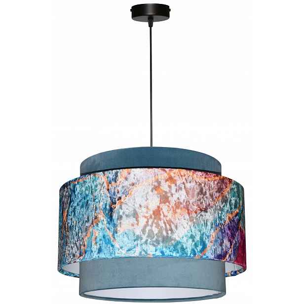 Závěsná stropní lampa Zwis Lustr Abażur 35/25 E27 Geody 02 Panca Welur
