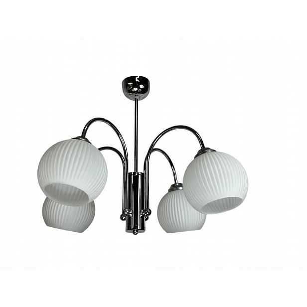 Euro-Lamp Stropní Svítidlo Alva 4 Chrom Stínidlo bílý proužek 4X60W Výrobce