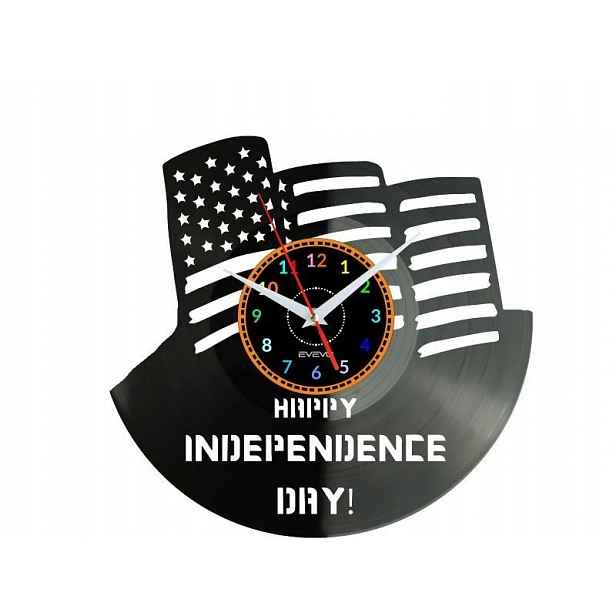Independence Day Nástěnné hodiny Vinylová deska Moderní Dekorativní Na Pre