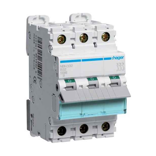 Jistič Hager NBN332 10 kA B 32 A