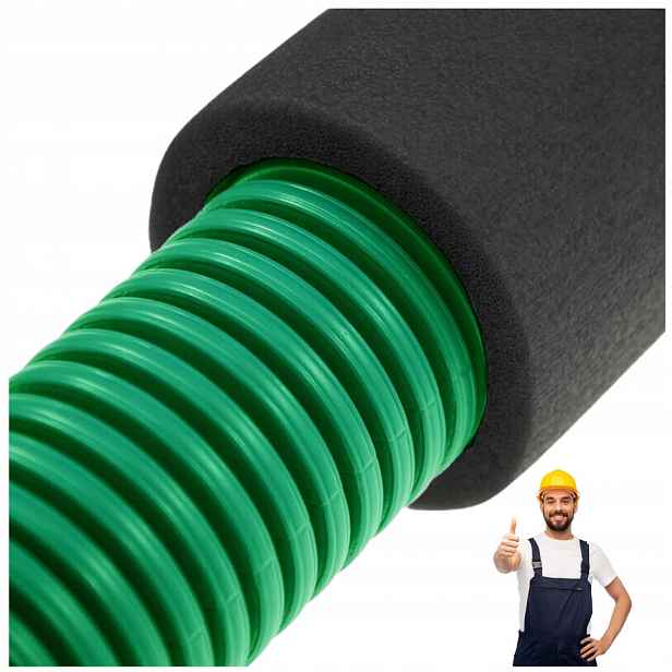 Obal 25x76 mm z kaučukové izolace pro rekuperační trubky 2 m K-Flex Pružný