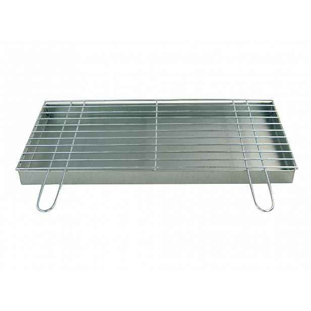 Rošt pro stavbu grilu 54x34 cm 4 mm popelník