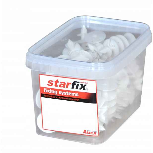 Šroubovací kolík do polystyrenu K82 4x60 šneky šroub (40 ks) Starfix