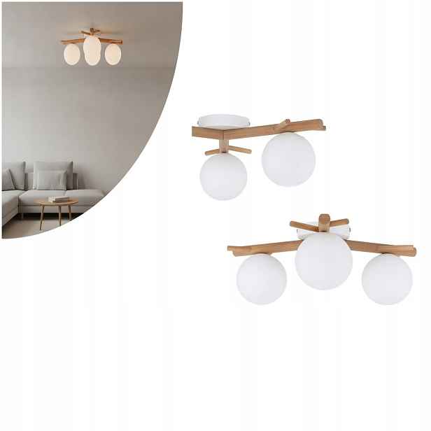 Stropní svítidlo bílá Sheron do obývacího pokoje kuchyně a chodby Tk Lighting