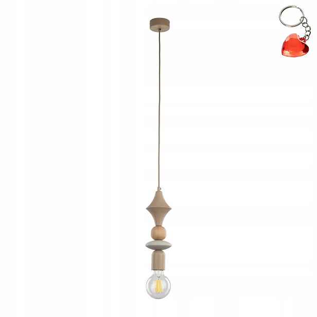 Závěsné Stropní Svítidlo Tower Béžová E27 Kov Nastavitelná 10 cm Tk Lighting