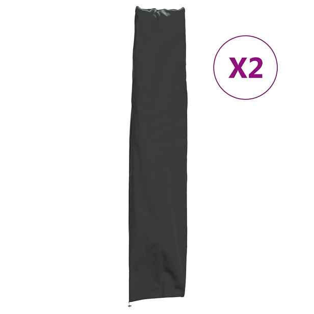 vidaXL Plachty na zahradní slunečník 2 ks 136 x 25/23,5 cm 420D oxford