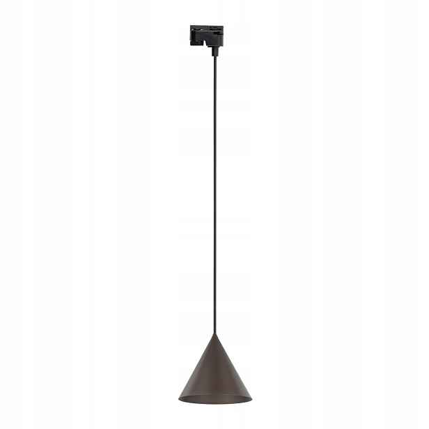Závěsná Lampa Pro 1-FÁZOVÝ Kolejnicový Kabel, Hnědé Stínidlo 10651 Tk Lighting