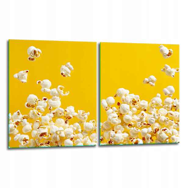 7v1 2x Ochranná Skleněná Deska Na Sporák 40x52 Popcorn