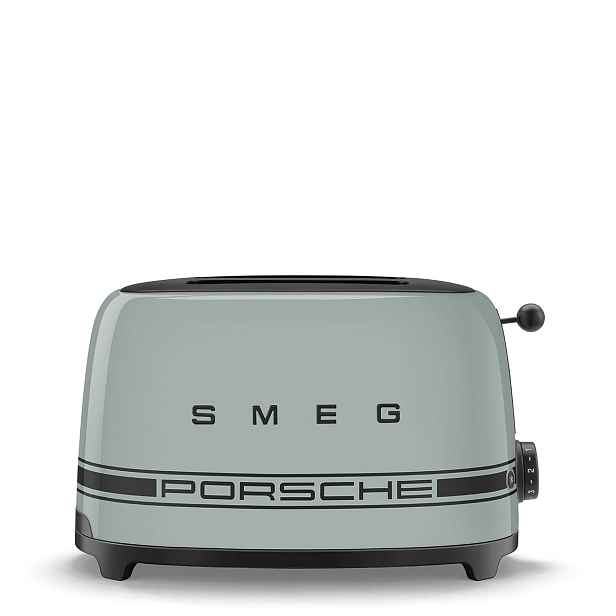 Smeg Toustovač Porsche x SMEG, 50's Retro Style, 2x2 950 W, šedozelená TSF01PSGEU