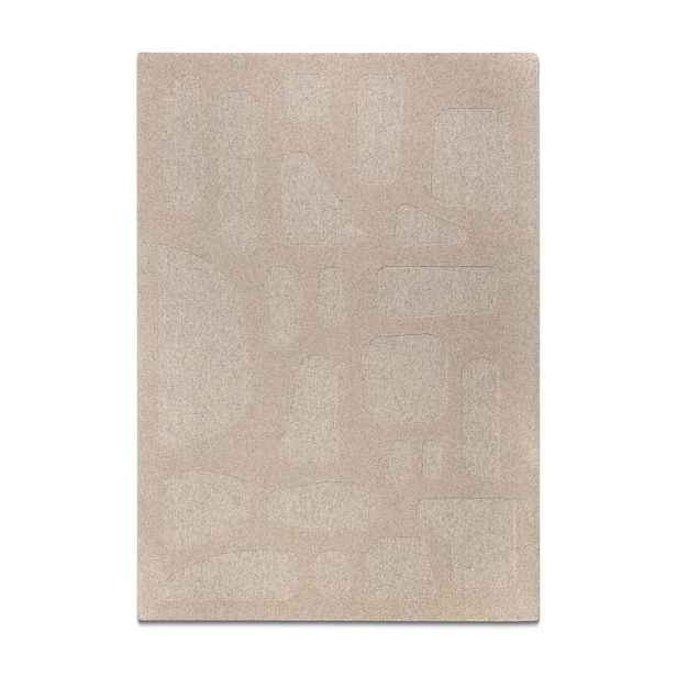 Taupe vlněný koberec 200x300 cm Archipelagio – Micadoni