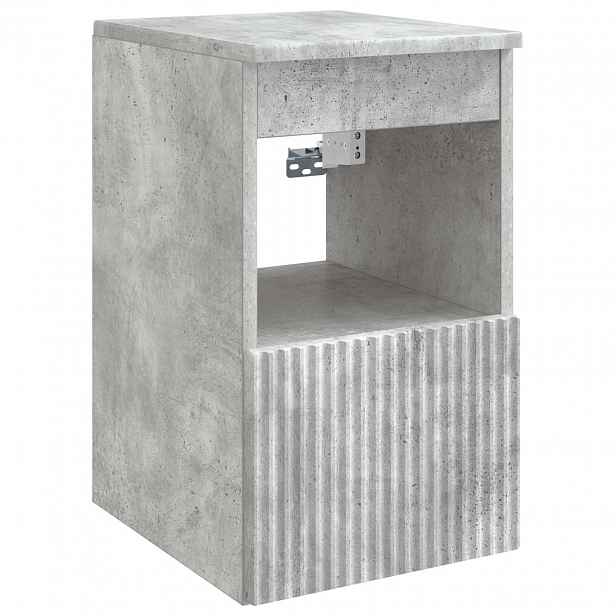vidaXL Koupelnová skříň Betonově šedá 30 x 35 x 50 cm Kompozitní dřevo