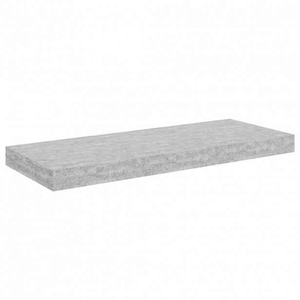 vidaXL Plovoucí nástěnná police betonově šedá 60 x 23,5 x 3,8 cm MDF