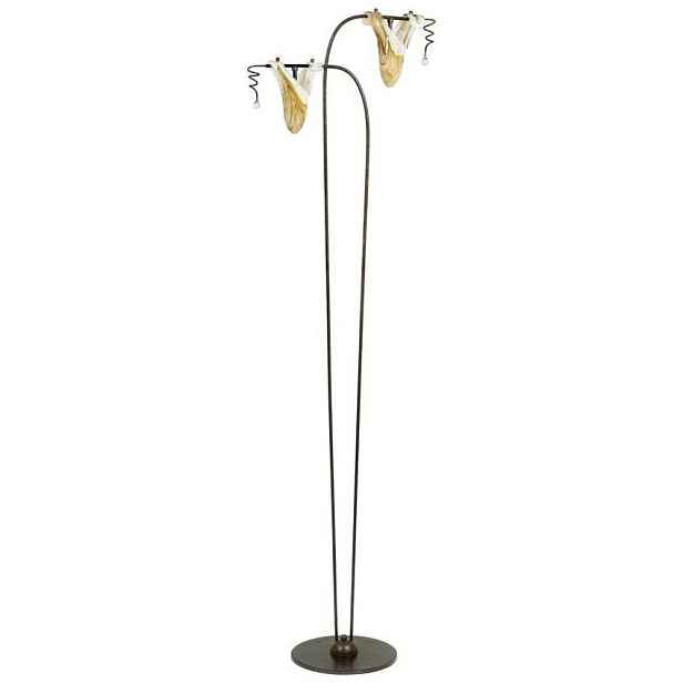 Dvojitá stojací lampa Patina 2 Magma