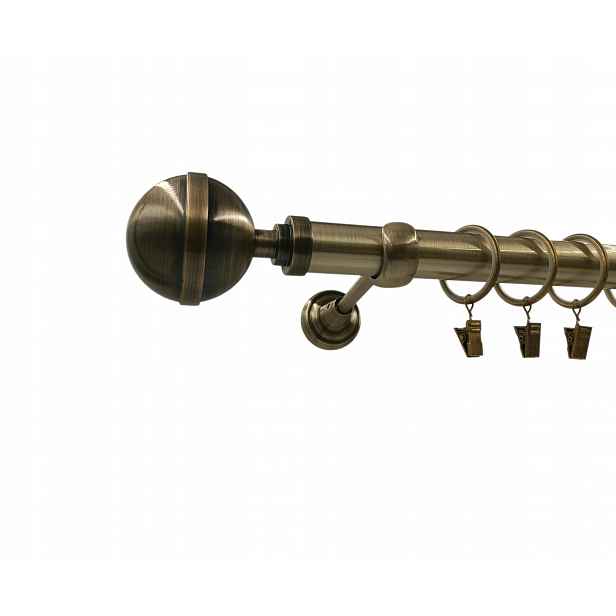 Garnýž fi25mm Zlato Antik 280cm Elegant