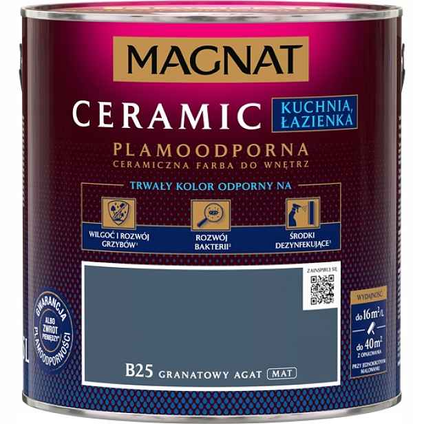 Kuchyně Koupelna 2,5L Tmavě modrá Achát B25 Magnat Ceramic