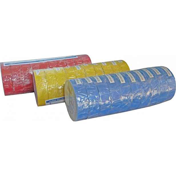 PLX Izolační páska PVC žlutá 19mm x 20m
