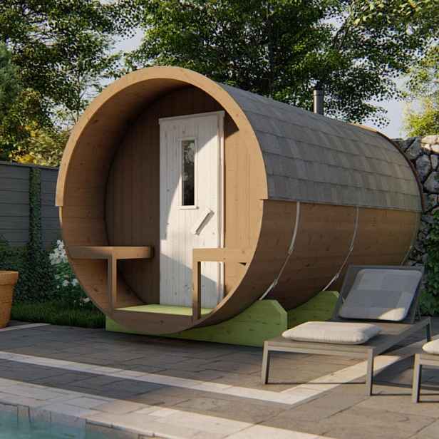 Sauna Barrel 350 Thermowood