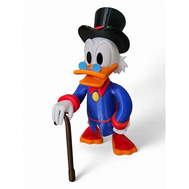 Figurka Uncle Scrooge Kačer Sknerus 55 cm Kultovní postava Disneyho