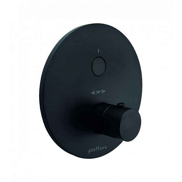 Paffoni Compact Box - Termostatická sprchová baterie pod omítku, matná černá CPT013NO