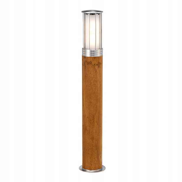 Zahradní osvětlovací sloupek Dřevo/Ocel IP55 40W E27 Hornsea Elstead