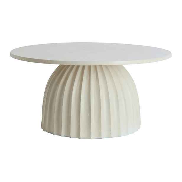 Kovový kulatý odkládací stolek ø 70 cm Veglia – Light & Living