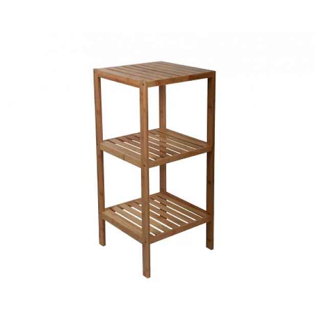 Dřevěný regál Bamboo, 3 police
