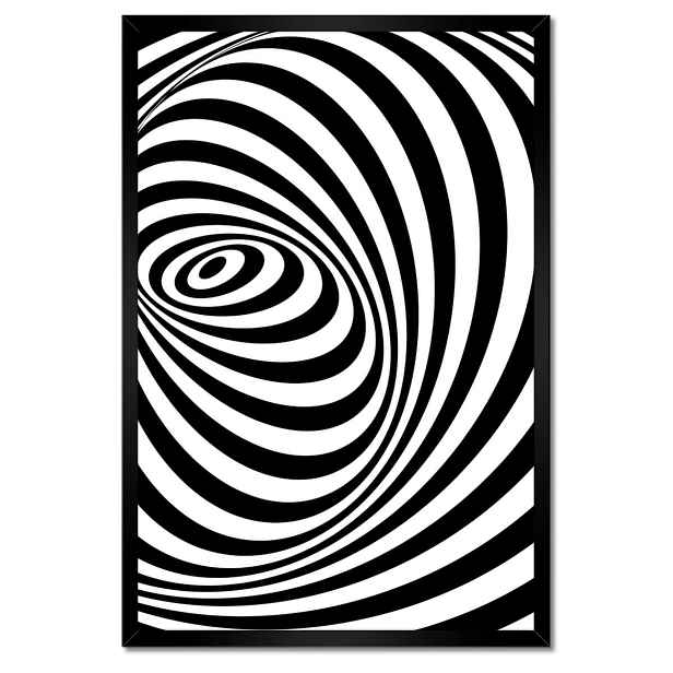 Plakáty v rámu 40x60 Abstrackja černobílá