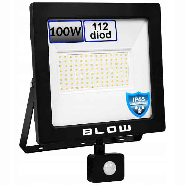 Led Halogenový Reflektor Světlometr Senzor Pohybu Soumraku IP65 100W