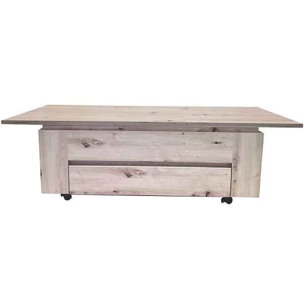 Szynaka Rozkládací konferenční stolek Corey II 108/153 cm dub artisan