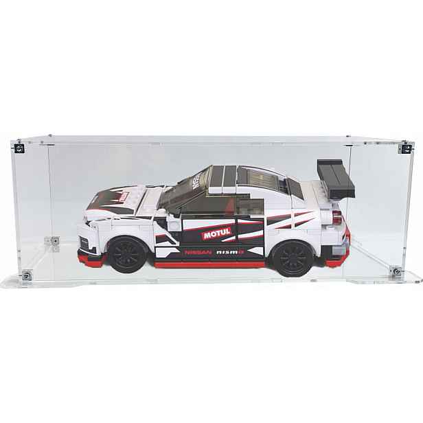 Vitrína s podstavcem Drewlandia pro sadu Lego 76896 Nissan Gt-r Nismo