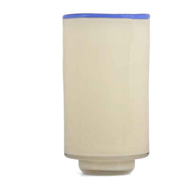 Krémová skleněná váza (výška 21,5 cm) Milo – ONA