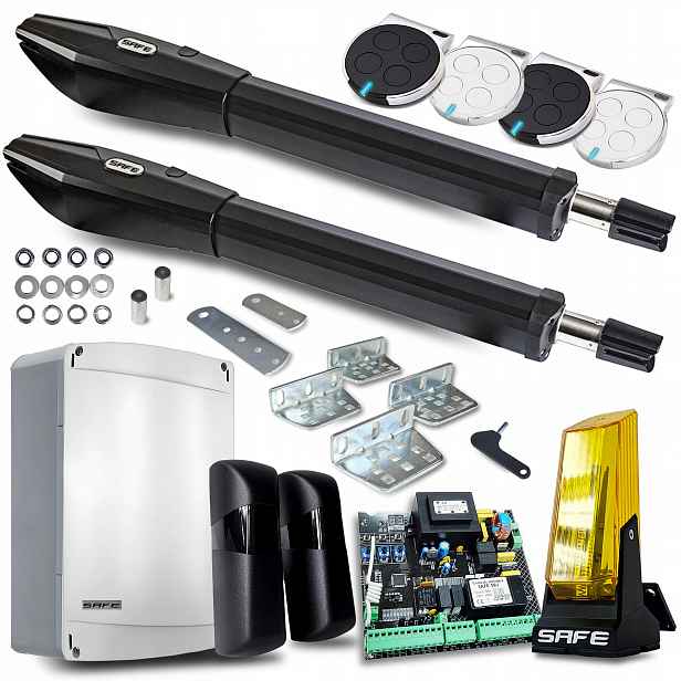 Set Pohon pro Dvoukřídlovou bránu 9 m 800 Lampa automatické koncovky ovladače
