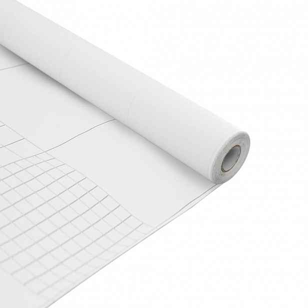 vidaXL Okenní fólie matné bílé PVC