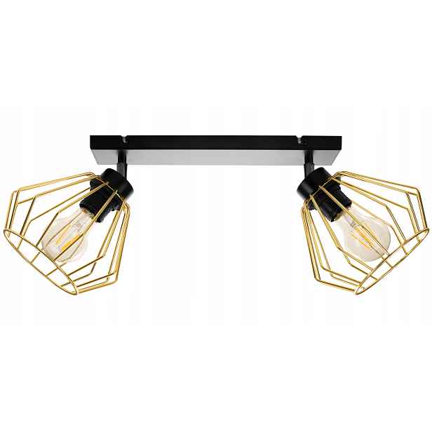 Závěsná Stropní Lampa Lustr Zlatý Stropní Svítidlo Led